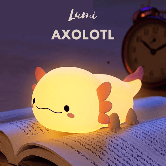 Lumi AXOLOTL - Sanftes Licht für erholsame Nächte – Dein perfektes Schlummerlicht!