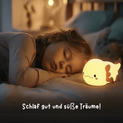 Lumi AXOLOTL - Sanftes Licht für erholsame Nächte – Dein perfektes Schlummerlicht!