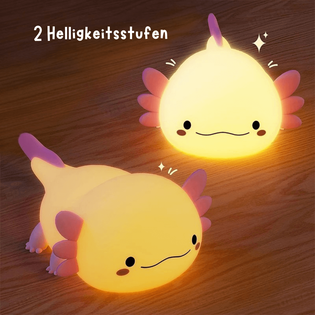 Lumi AXOLOTL - Sanftes Licht für erholsame Nächte – Dein perfektes Schlummerlicht!
