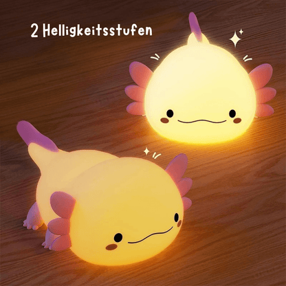 Lumi AXOLOTL - Sanftes Licht für erholsame Nächte – Dein perfektes Schlummerlicht!